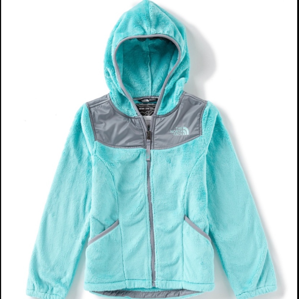 North Face Light Blue Youth Fleece Jacket